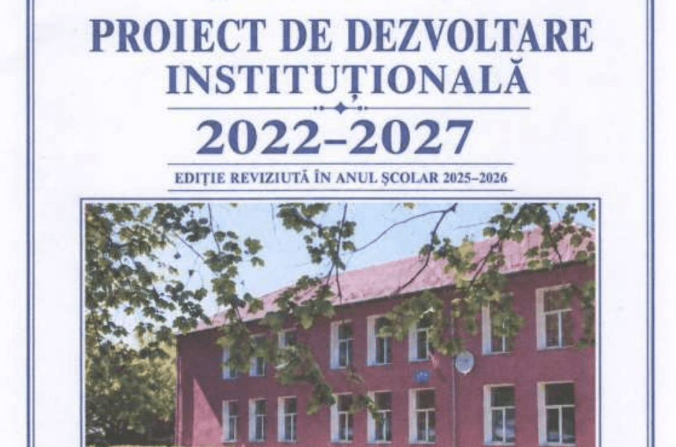 Plan de Dezvoltare Instituțională (PDI) 2022–2027  Școala Gimnazială Vața de Jos